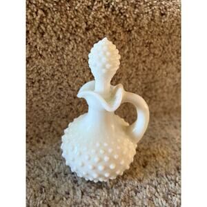 Vintage AVON milk glass with stopper